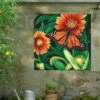 Monarch Outdoor Wall Art -Outdoor Garden Store 8613939 02V monarch outdoor wall art