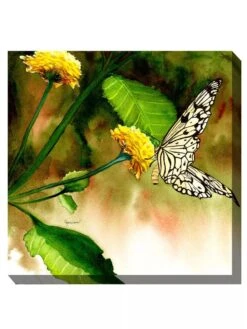 Butterfly Kiss Outdoor Wall Art -Outdoor Garden Store 8613998 01V 3 4