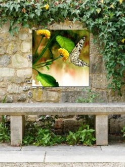 Butterfly Kiss Outdoor Wall Art -Outdoor Garden Store 8613998 03V