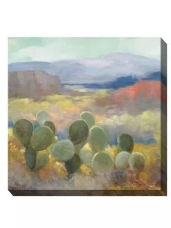 Desert Bluffs Outdoor Wall Art -Outdoor Garden Store 8614002 01V 3 4