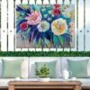 Floral Array Outdoor Wall Art