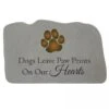 Dogs Leave Paw Prints Memorial Stone 2 Dogs Leave Paw Prints Memorial Stone -Outdoor Garden Store 8614135 01V 3 4 dogs leave paw prints memorial stone