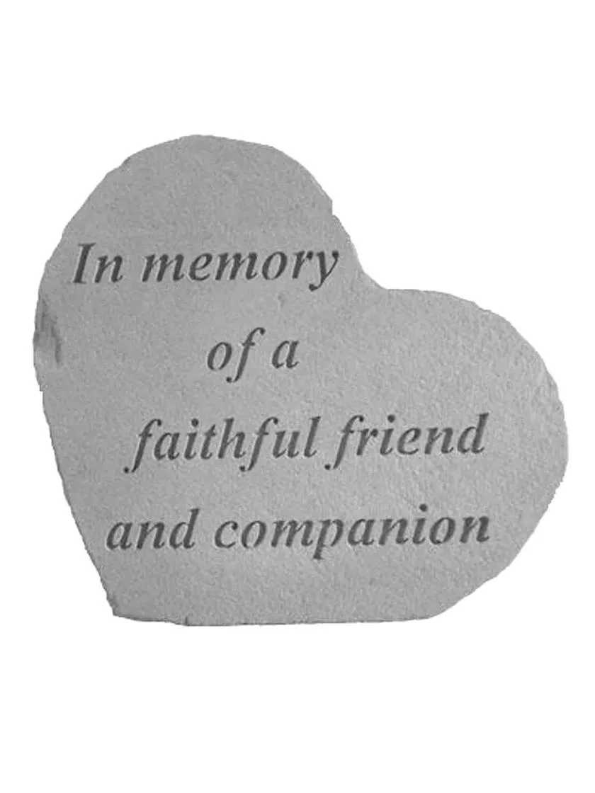 In Memory Of A Faithful Friend Memorial Stone 3 In Memory Of A Faithful Friend Memorial Stone