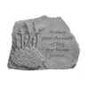 Mothers Plant The Seeds Of Love Memorial Stone -Outdoor Garden Store 8614138 01V 3 4 mothers plant the seeds of love memorial stone