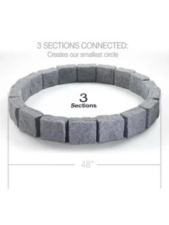 Beuta™ 6-Block Edging Section, 4 Pack -Outdoor Garden Store 8614155 04V 3 4