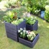 Modular Rectangular Raised Bed Kit -Outdoor Garden Store 8614248 01V modular rectangular raised bed kit