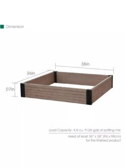 Essential Raised Garden Bed 7 Essential Raised Garden Bed -Outdoor Garden Store 8614253 03V 3 4