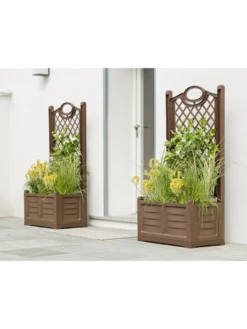 Separate Flower Box With Trellis 18 Separate Flower Box With Trellis -Outdoor Garden Store webimage 8613626 02V